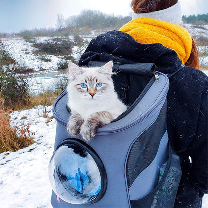 High Quality Lightweight Bubble Breathable Space Capsule Outdoor Cat Dog Travel Bag Astronaut Pet Carrier Backpack For Cat Dog