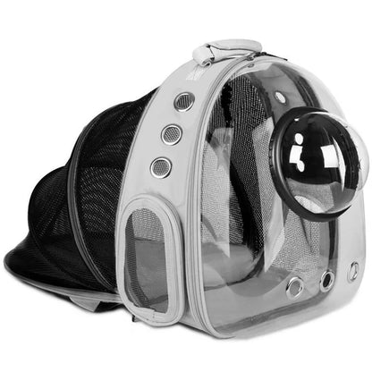 High Quality Astronaut Portable Cat Travel Bag Breathable Space Capsule Expandable Transparent Carrier Pet Backpack For Cat Dog