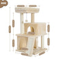 Free Shipping  Multi-Level Cat Tree For Cats With Cozy Perches Stable Cat Climbing Frame Cat Scratch Board Toys Cat Furniture