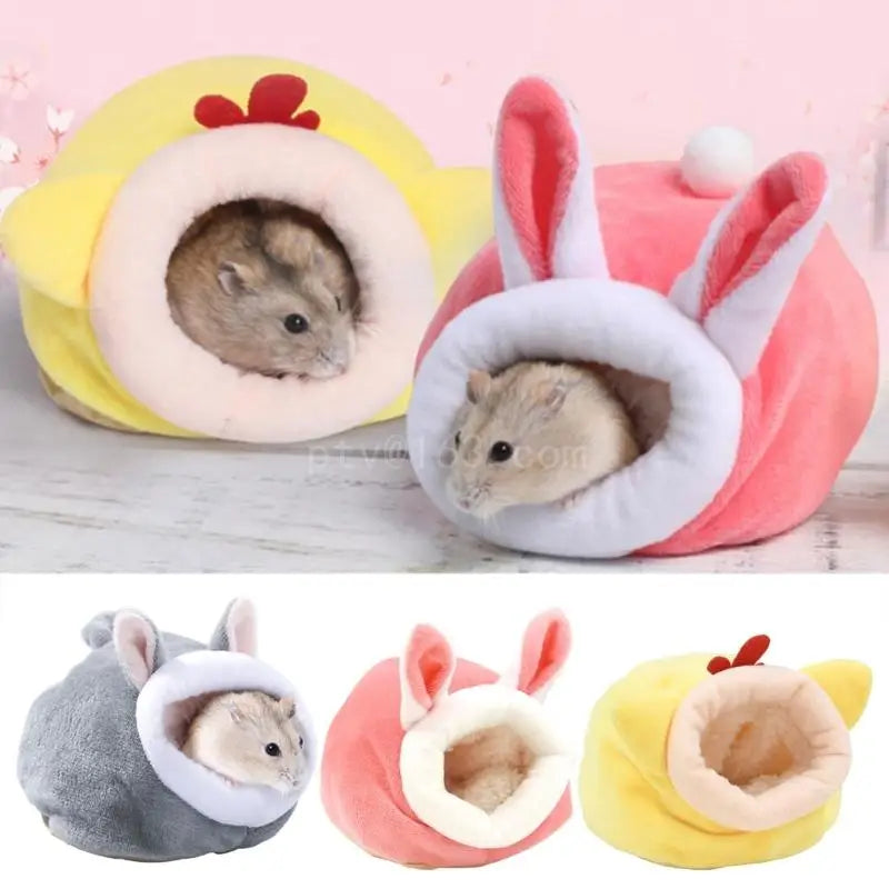 Hamster Cage Rodents Hammock Rabbit Bed House Supplies Guinea Pigs Ferret Nest Sleeping Warm Bed Small Pet Items